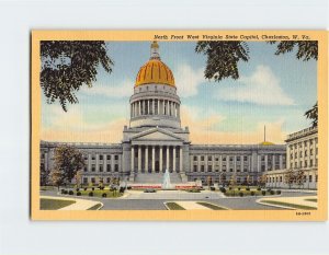 Postcard North Front West Virginia State Capitol, Charleston, West Virginia