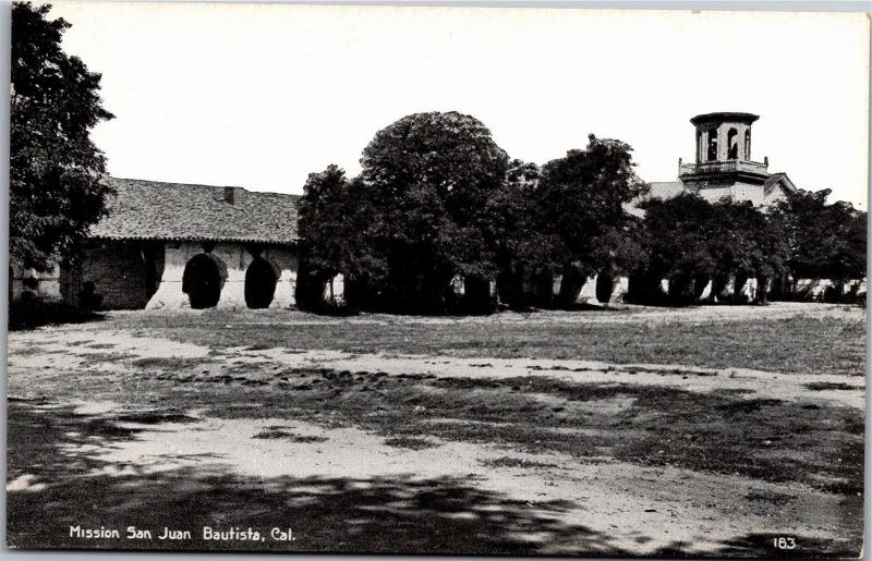 Mission San Juan, Bautista California Vintage Postcard I09