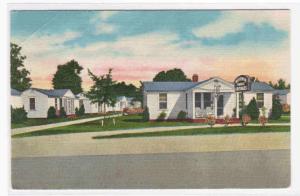 Merwin Tourist Cottages Motel Savannah Georgia postcard