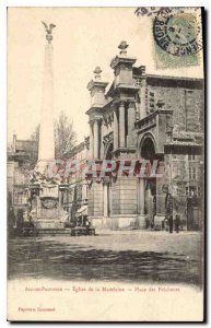 Old Postcard Aix en Provence Madeleine Church Square Preachers