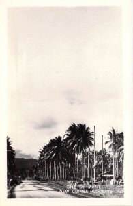 WW2 Era, War in the Pacific, RPPC New Guinea Highways, Old Postcard