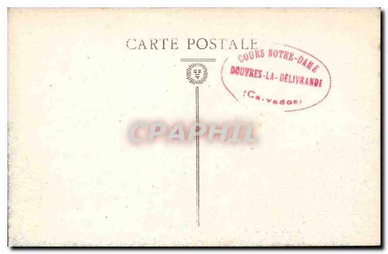 Montbard Old Postcard General view The meadow