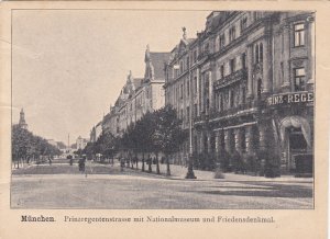 MUNCHEN, Bavaria, Germany, 1900-1910´s; Prinzregentenstrasse Mit Nationalmuseum