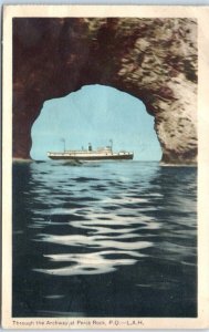 M-39783 Through the Archway at Percé Rock Percé Canada