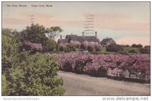 The Rose House Cape Cod Massachusetts Handcolored Alberype 1949