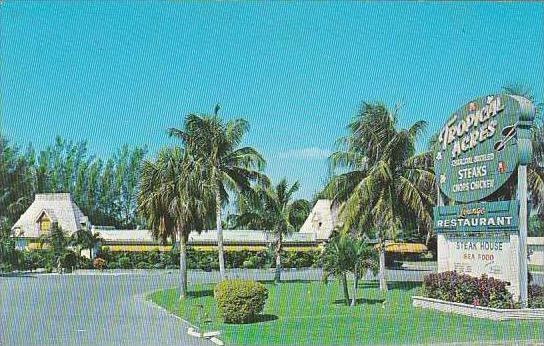 Florida Pompano Beach Tropical Acres Restaurant