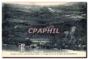 Old Postcard Savoy Travel Savoy Aiguebelette Lake Port Hotels The New Port Vi...