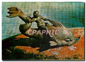 Postcard Modern symbolizes the legend of Hermias of lassos which had been sav...