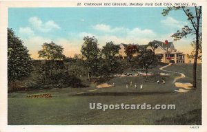 Clubhouse & Grounds, Hershey Park Golf Course - Pennsylvania PA Postcard