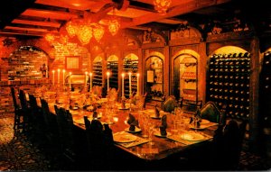 New York Elmira Heights Pierce's 1894 Restaurant Wine Cellar Dining Room