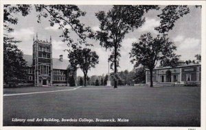 Maine Brunswick Library And Art Building Bowdin College