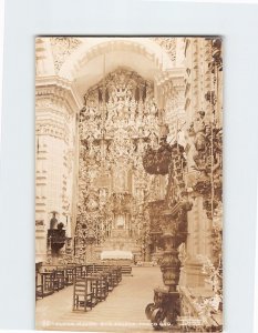 Postcard Altar Mayor, Sta. Prisca, Taxco, Mexico