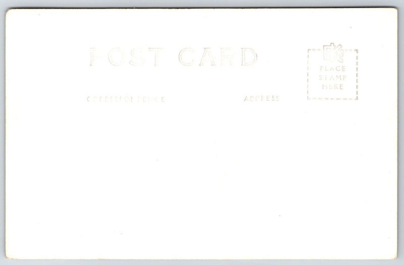 Mitchell SD World's Only Corn Palace~Night~1940 Theme: America First~Grigg RPPC