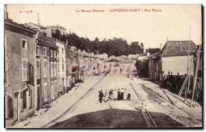 Gondrecourt - Rue Neuve Old Postcard