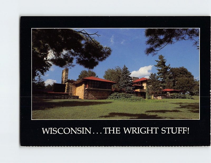 Postcard Wisconsin . . . The Wright Stuff!, Hillside School of Architecture, WI