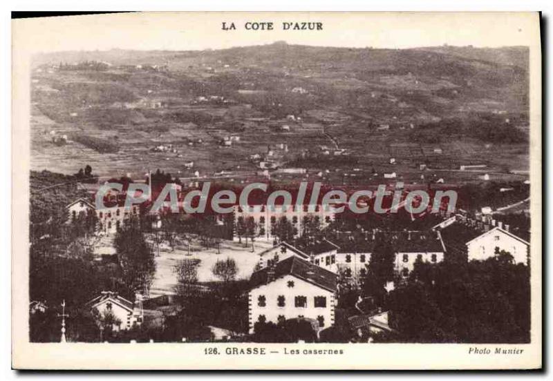 Postcard Old Barracks Grasse