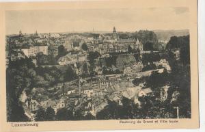 BF19074 faubourg du grand et ville haute  luxembourg front/back image