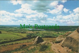 Staffordshire Postcard - Tittesworth Reservoir From The Roaches  RR12915