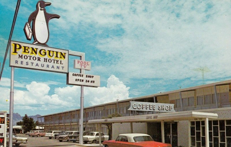 LAS CRUCES , New Mexico , 1950-60s ; Penguin Motor Hotel