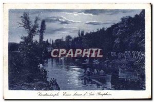 Postcard Old Constantinople Freshwater d & # 39Asie Bosphorus