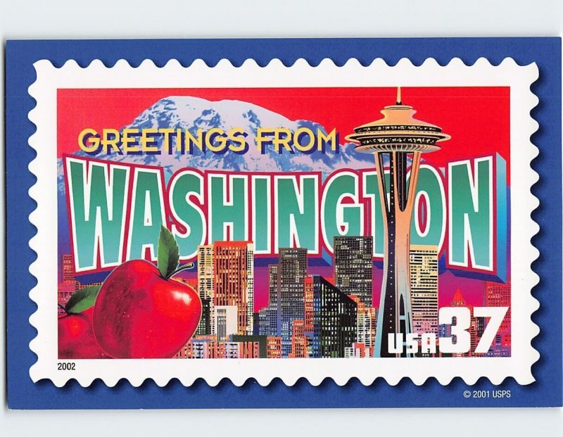 Postcard USA 37, Greetings From Washington
