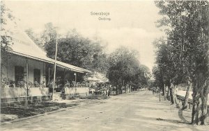 c1910 Postcard; Surabaya Indonesia, Chinese Camp, Soerabaja Oedjong, Unposted