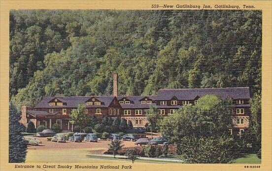 New Gatlinburg Inn Entrance To Great Smoky Mountains National Park Gatlinburg...