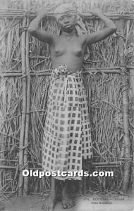 Fille SOussou African Nude Unused 