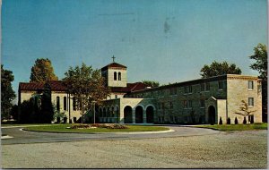 Vtg Appleton Wisconsin WI Monte Alverno Retreat House 1960s View Postcard