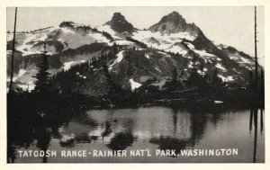 Vintage Postcard 1920's Tatoosh Range Rainier National Park Washington