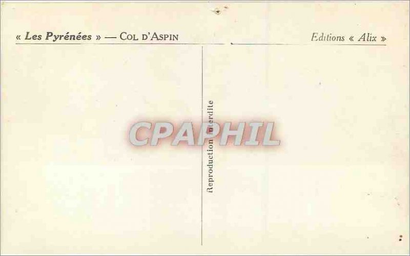 'Postcard Modern Col d''Aspin'