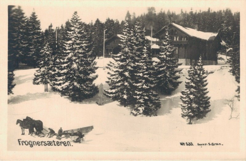 Norway Frognerseteren RPPC 03.36