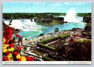 c1986 Niagara Falls New York Honeymoon-Capital 4x6 VINTAGE Postcard 1755