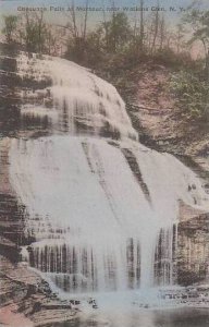 New York Watkins Glen Chequaga Falls At Montour Albertype