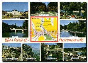 Postcard Modern Swiss Normandy Aunay sur Odon Thury Harcourt Clecy St. Remy B...