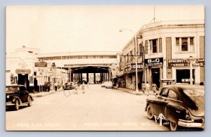 K5/ Nuevo Laredo Tamps Mexico RPPC Postcard c1940s Vista a la Garita  362
