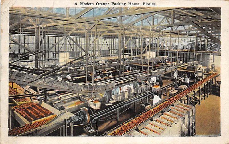 A Modern Orange Packing House in FL Citrus 1927 