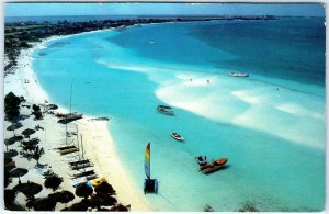 c1970s Quintana Roo, Mexico Tropical Paradise Beach Aerial Chrome 4x6 PC M19