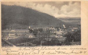 H48/ Virginia Hot Springs Virginia Postcard The Homestead View West