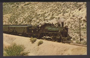 Train Nevada Northern 40 Baldwin built for Centennial year in 1964 - Chrome