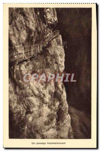 Old Postcard A Passage Impressive Gorges Diosaz