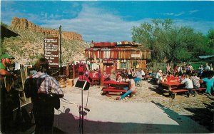 Postcard Arizona Tortilla Flat Live Western Music Cowboy Hamburger 23-874