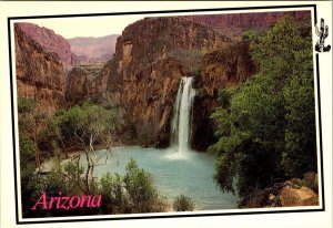 Grand Canyon, Arizona  HAVASUPAI FALLS Waterfall~Indian Reservation 4X6 Postcard