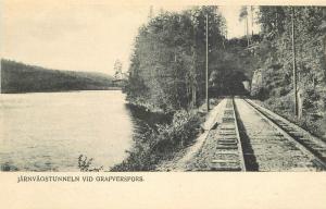 C-1910 Sweden Railway train undivided postcard 7198