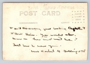 RPPC  Capital Building  Boise  Idaho   Postcard