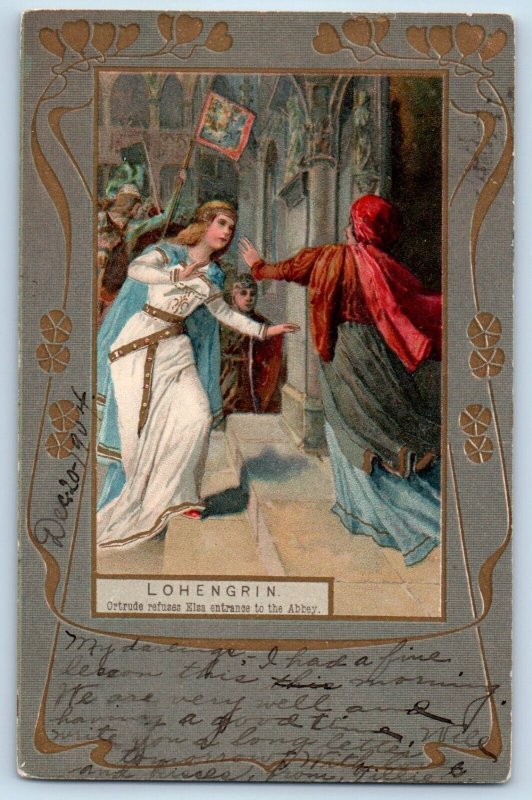 Lohengrin Postcard Scenes From The Opera Wagner Tuck Baltimore Maryland MD