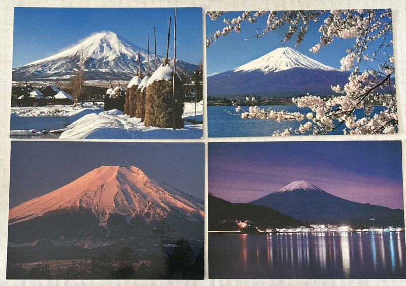 Lot 18 Mount Fuji Japan Tallest Mountain in Japan Chrome Postcards