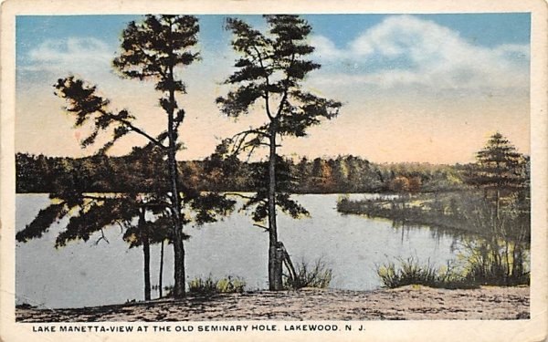Lake Manetta-View at the Old Seminary Hole in Lakewood, New Jersey