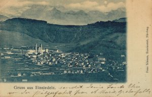 Switzerland Gruss aus Einsiedeln Vintage Postcard 07.99