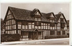 Warwickshire Postcard - Shakespeare's Birthplace - Real Photograph - Ref TZ368